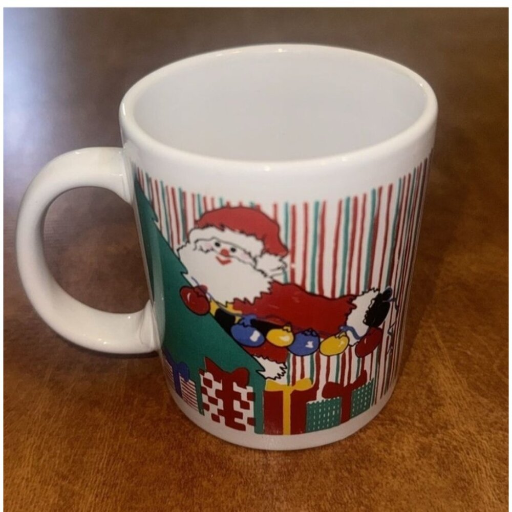 Vintage Christmas Holiday Mugs Set of 6 - Picture 8 of 16